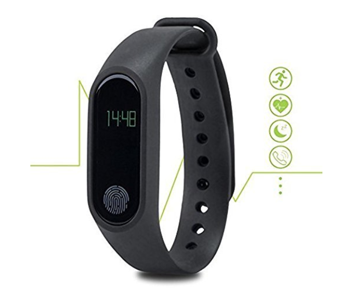 M2 Smart Sport Intelligence Health Bracelet - Black - Zoom Image 2