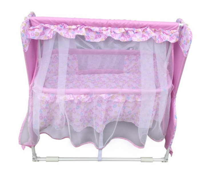 Babylove 27-732 Playpen With Mosquito Net - Pink - Zoom Image 2