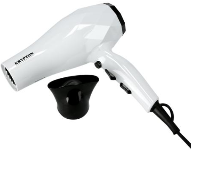 Krypton KNH6087 2200 Watts Hair Dryer - Black & White - Zoom Image 5