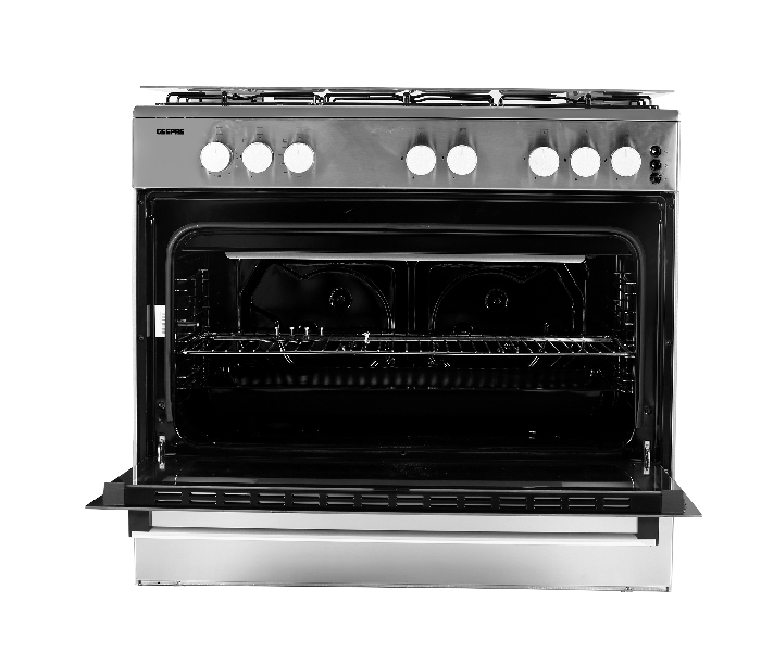 Geepas GCR9067FTST 5 Burner Freestanding Full Safety Gas Cooking Range with Cooling Fan - Zoom Image 3