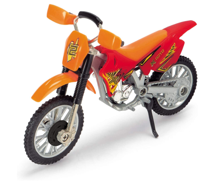 Dickie Toys 203341020 Cross Bike Tricks Finger Motorcycle - Orange - Zoom Image 1