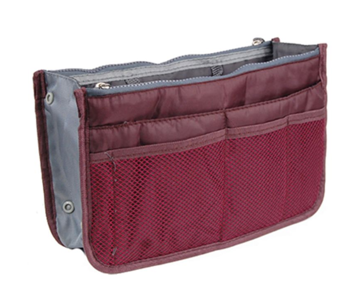 Multi Pocket Travel Bag Insert Organizer - Purple - Zoom Image