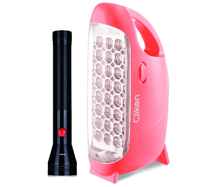 Clikon CK2540 Coleman LED Lantern and 2SC Flashlight Combo- Pink - Zoom Image