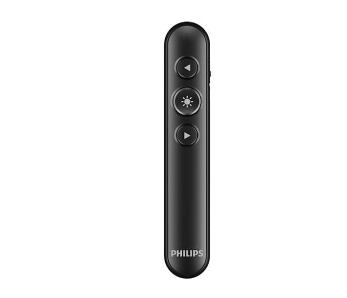 Philips SPT9404 2.4GHz Wireless Presenter with Red Laser Pointer - Black - Zoom Image 1