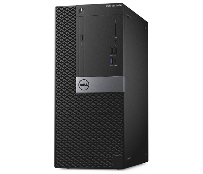 Dell OptiPlex 7050 MT Intel Core i7-7700 16GB RAM 1TB HDD DOS Desktop PC without Monitor - Black - Zoom Image 1