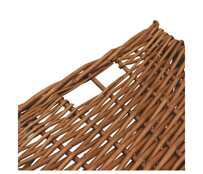 Pack of Six Wicker Baskets - Wooden - Zoom Image 3