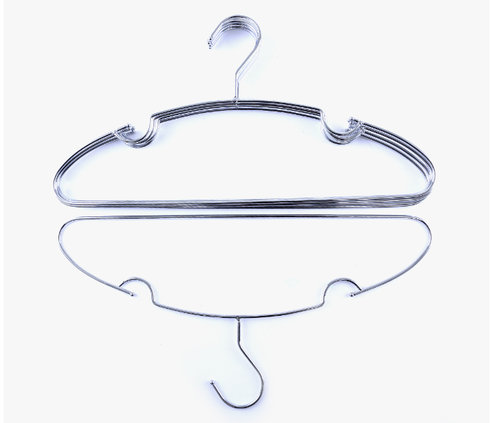 Royalford RF2575 6 Piece Metal Hanger Set - Silver - Zoom Image 3