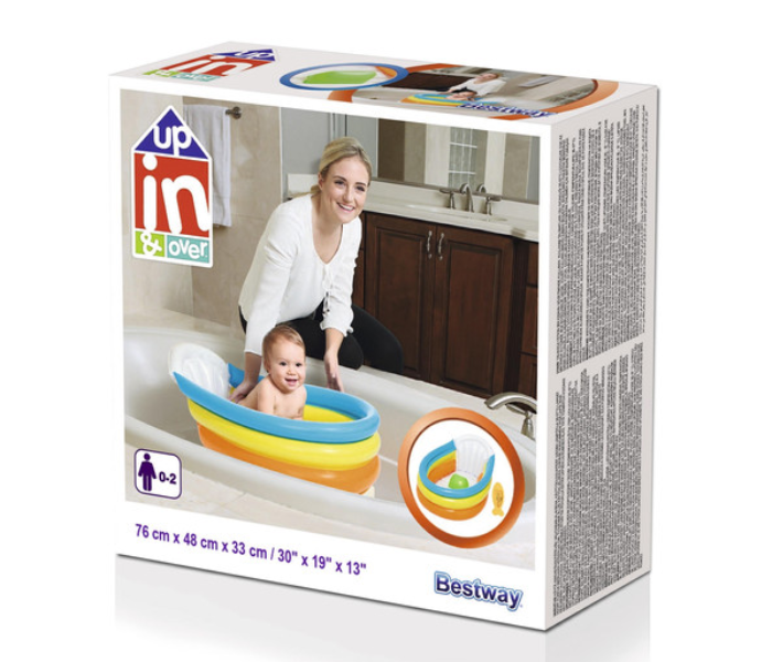 Bestway 51134 76cm X 48cm X 33cm Squeaky Clean Inflatable Baby Bath - Zoom Image 5