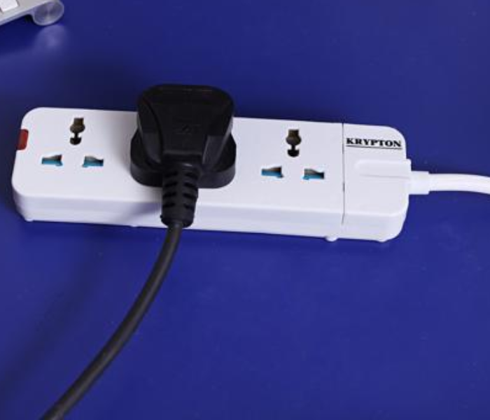 Krypton KNES5077 3 Way  Extension Socket White - Zoom Image 4