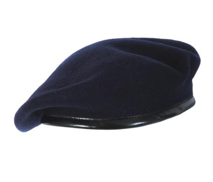 MICAM WABC01 Small Wool Army Beret Cap - Dark Blue - Zoom Image