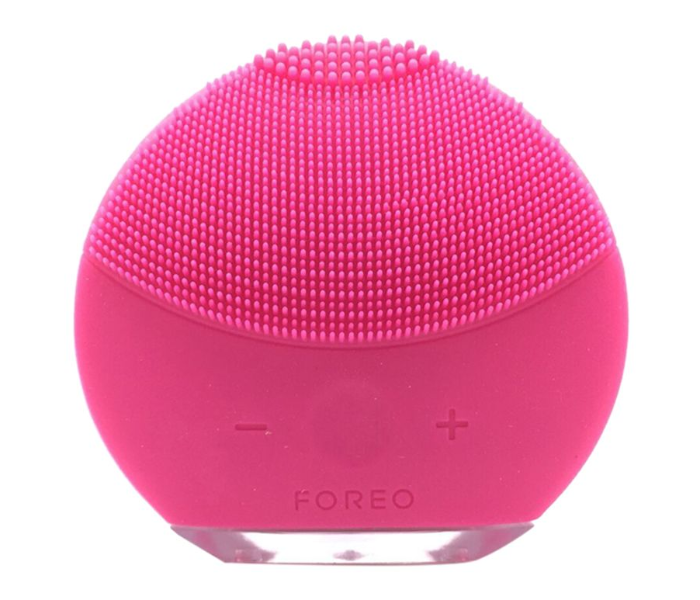 Rechargeable Silicone Sonic Face Cleanser - Rose - Zoom Image