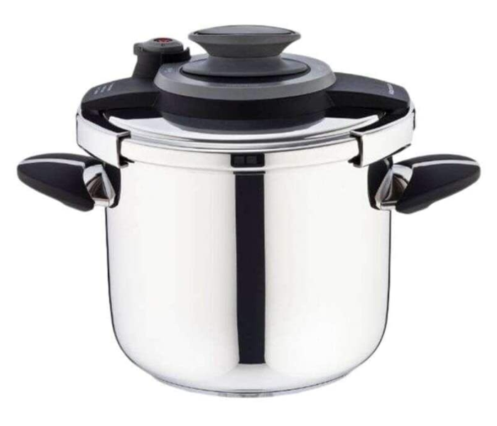 Rebune RE-1233 7Litre Stainless Steel Pressure Cooker - Silver - Zoom Image