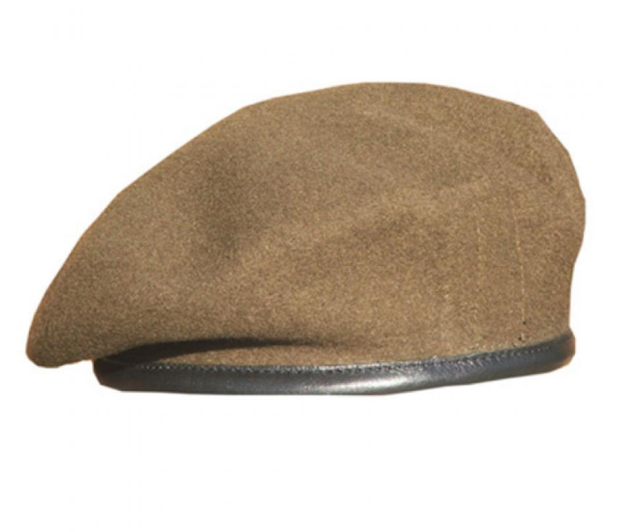 MICAM WABC01 Small Wool Army Beret Cap - Brown - Zoom Image