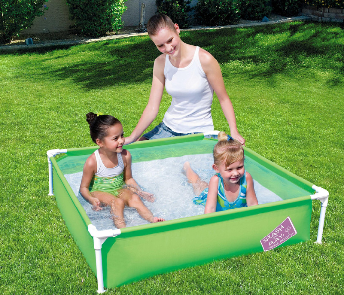 Bestway 26-56220 239x150x58cm First Frame Pool - Green - Zoom Image 2