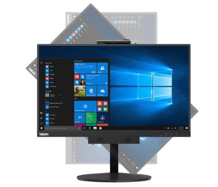 Lenovo 10R0PAT1UK TIO 21.5Inch FHD Multi-touch Tabletop Wide IPS LED Back-lit Touchscreen Monitor - Black - Zoom Image 2