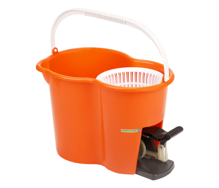 Royalford RF4238 Spin Easy Mop with Bucket - Orange - Zoom Image 4