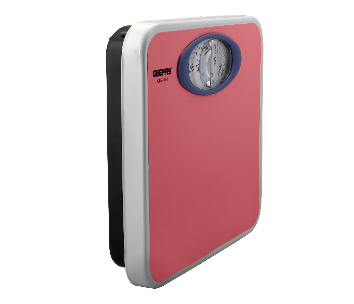 Geepas GBS4162 Mechanical Weighing Scale with Height and Weight Index Display - Pinky Beige - Zoom Image 5