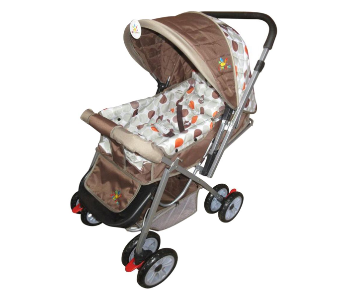 Baby Love 27-2114 Foldable Baby Stroller - Brown - Zoom Image 3