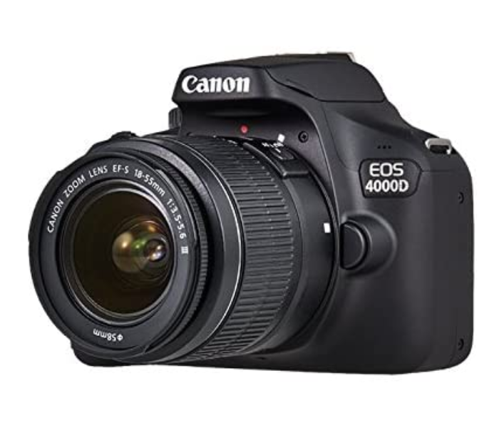 Canon EOS 4000D Kit with EF-S 18-55 DC III - Black - Zoom Image 2