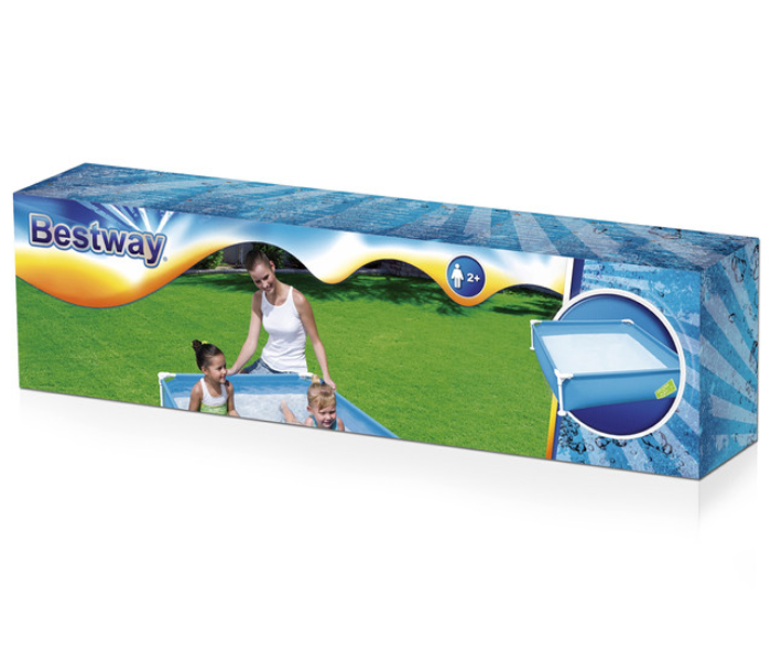 Bestway 26-56217 122x122x30cm My First Frame Pool - Blue - Zoom Image 3