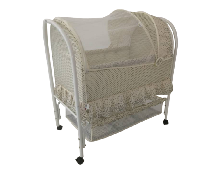 Babylove 33-209 Baby Love Bed With Mosquito Net - White - Zoom Image 3