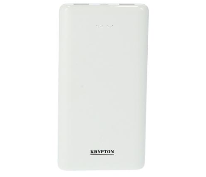 Krypton KNPB5361 10000mAh Dual USB Power Bank White - Zoom Image 1