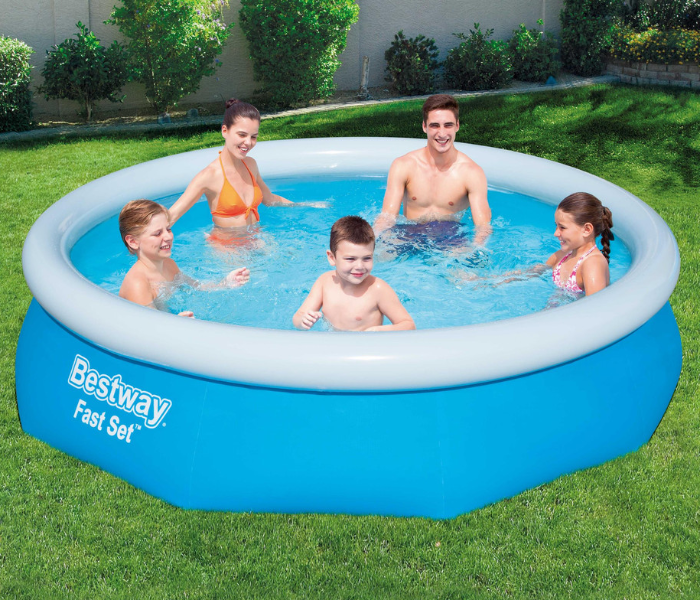 Bestway 26-57266 305x76cm Fast Set Pool - Blue - Zoom Image 2