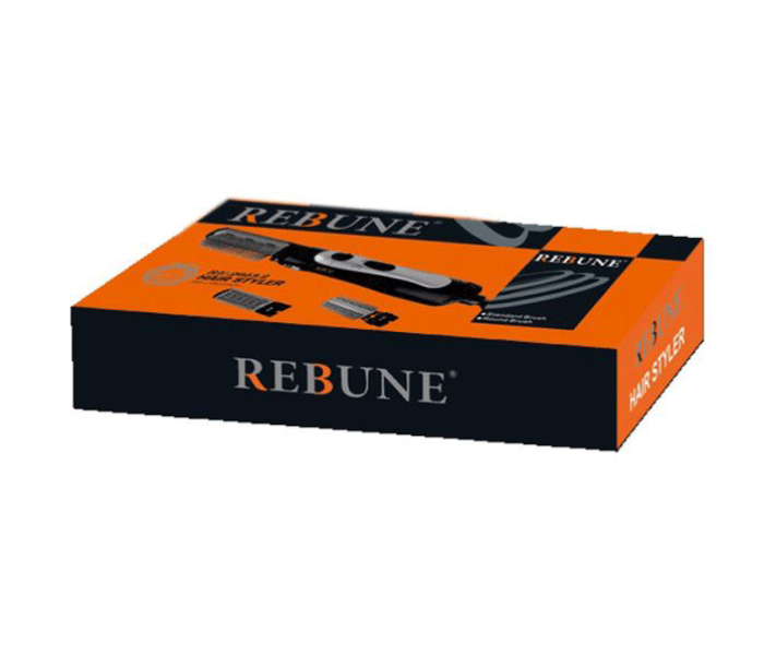 Rebune RE-20132 Beyond Imagination Hair Styler with 2 Attachment - Black - Zoom Image