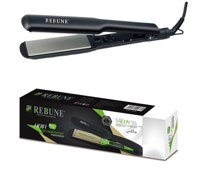 Rebune RE-2037 Beyond Imagination Professional Hair Straightener - Black and Green - Zoom Image 2