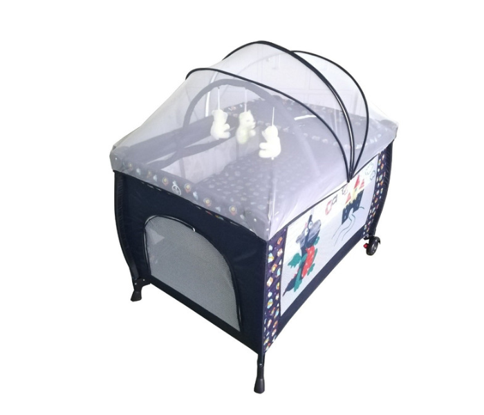 Babylove 27-930C-N Playpen With Mosquito Net - Blue - Zoom Image 2