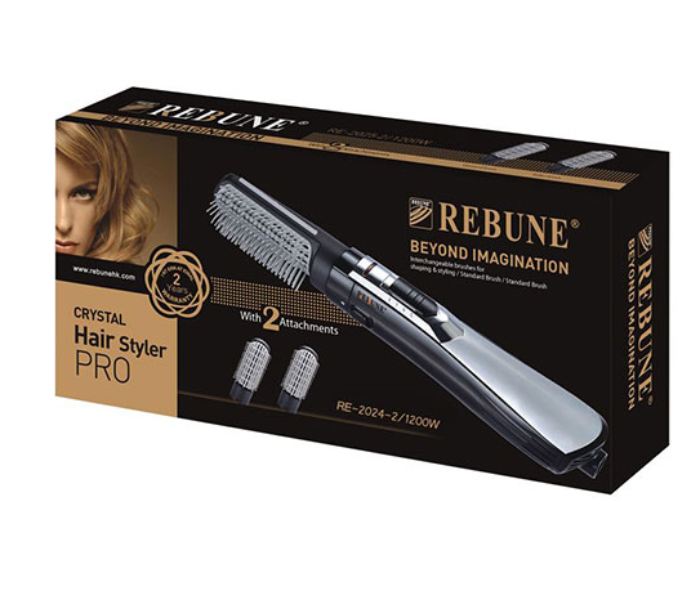 Rebune RE-20242 Beyond Imagination Hair Styler Pro with 2 Attachment - White and Blue - Zoom Image