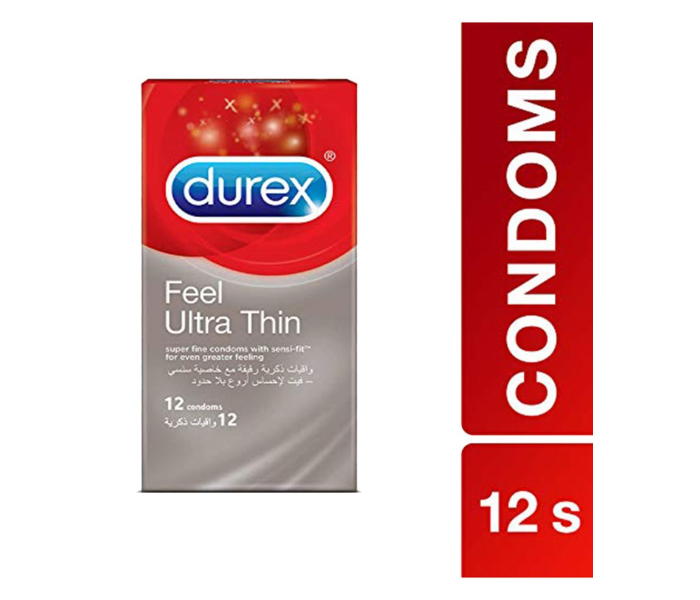 Durex Pack of 12 Feel Ultra Thin  Condom - Zoom Image