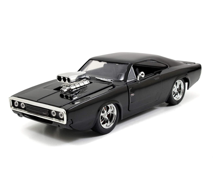 Simba Dickie 253203019 Fast and Furious RC 1970 Dodge Charger Radio Controlled Car - Black - Zoom Image 2