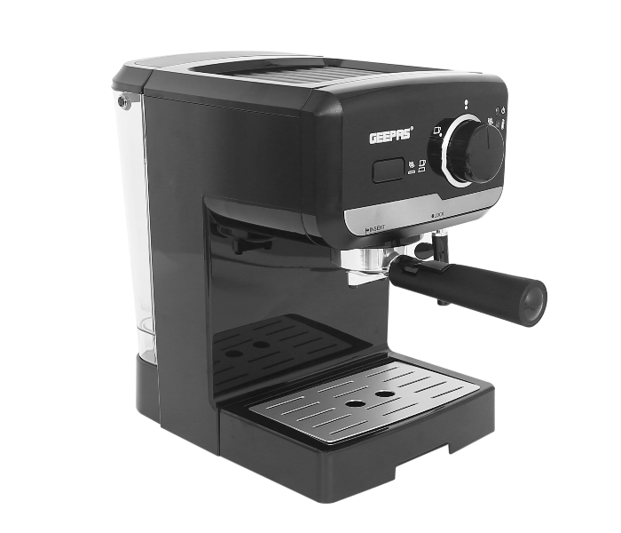 Geepas GCM6108 1.25 Litre Cappuccino Maker - Black - Zoom Image 5