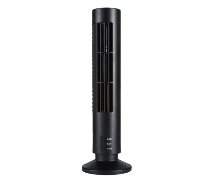 Generic 2128411 USB Electric Tower Fan Black - Zoom Image