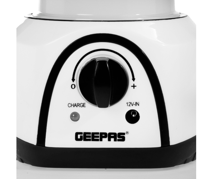 Geepas GE53016UK LED Rechargeable Emergency Lantern - Black and White - Zoom Image 2