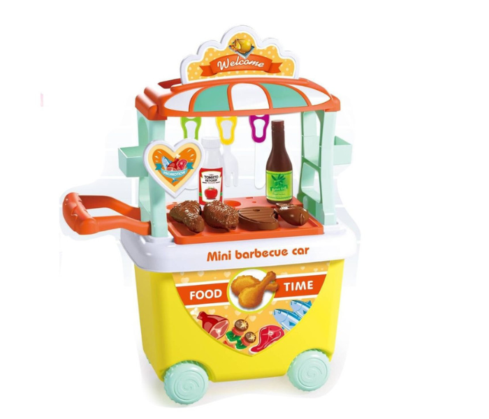 Basmah Dessert Cart Set  - Yellow - Zoom Image 1