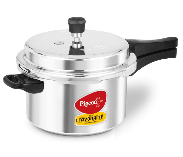 Pigeon 12093 5 Litre Favourite Aluminum Pressure Cooker - Silver - Zoom Image 1