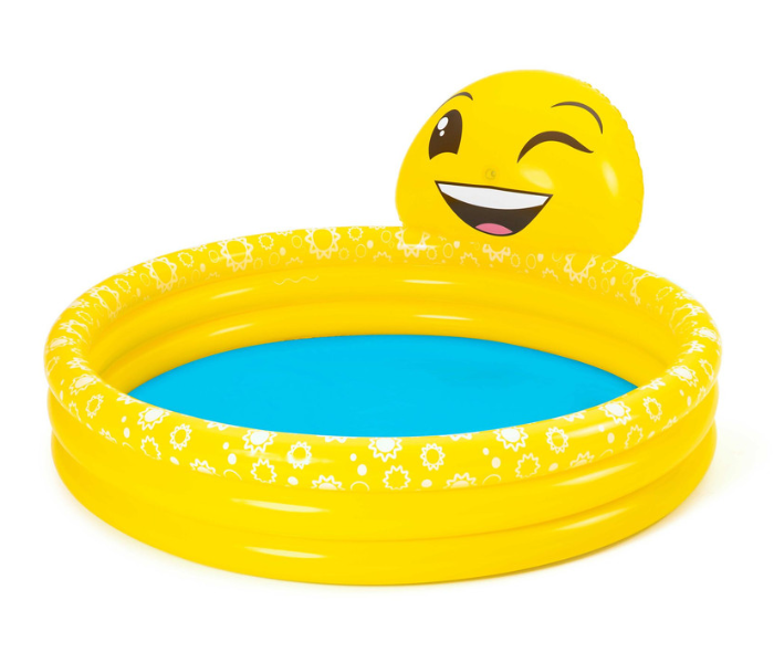 Bestway 53081 Summer Smiles Sprayer Pool - Yellow - Zoom Image 1