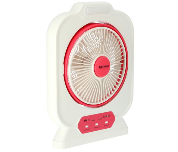 Krypton KNF111 12” Rechargeable Box Fan White  - Zoom Image 2