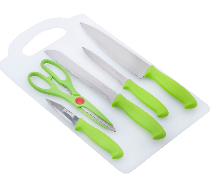 RoyalFord RF4191 5 Pieces Knife Set - Green - Zoom Image 2