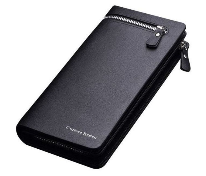 Genuine Leather Wallet for Men - Black - Zoom Image