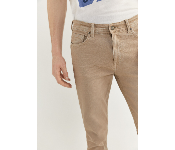 Springfield SS20 5 Pockets Cotton Sport Trousers EU 34 For Men – Light Brown - Zoom Image 4