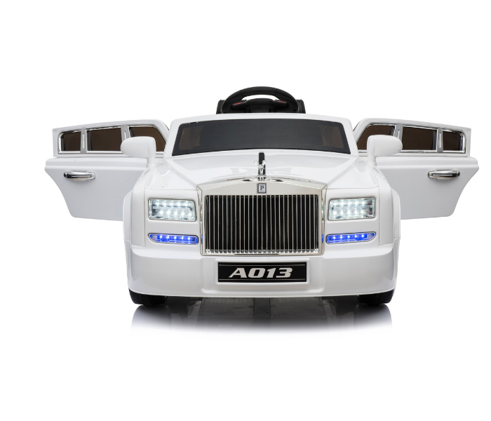 Babylove 29-013A Fc-Rolls Royce Rechargable Car With Remote And 2motor Music And Light- White - Zoom Image 1