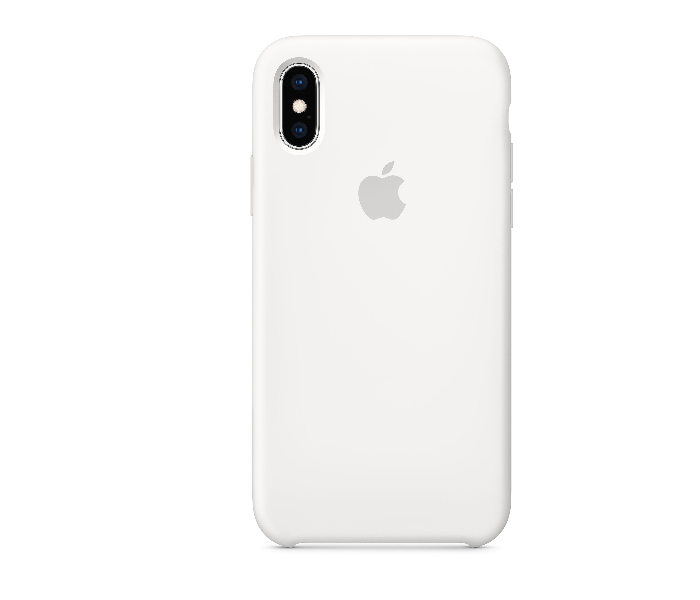 IQ Silicone Case Protector for Apple iPhone X and XS - Ceramic White - Zoom Image 1