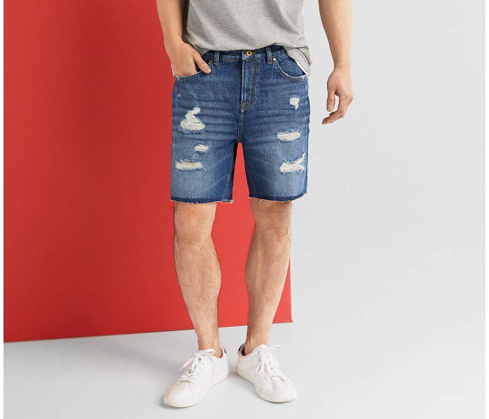 Springfield Denim Bermudas EU 40 - Medium Blue - Zoom Image 3