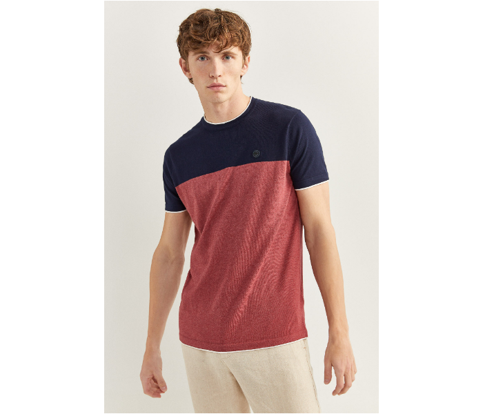 Springfield SS20 Polo T-Shirt X-Large For Men – Dark Peach - Zoom Image 2