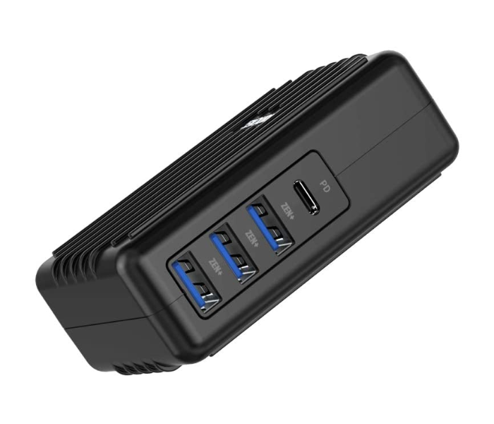 Zendure 45Watts 4 Port Wall Charger - Black - Zoom Image 2