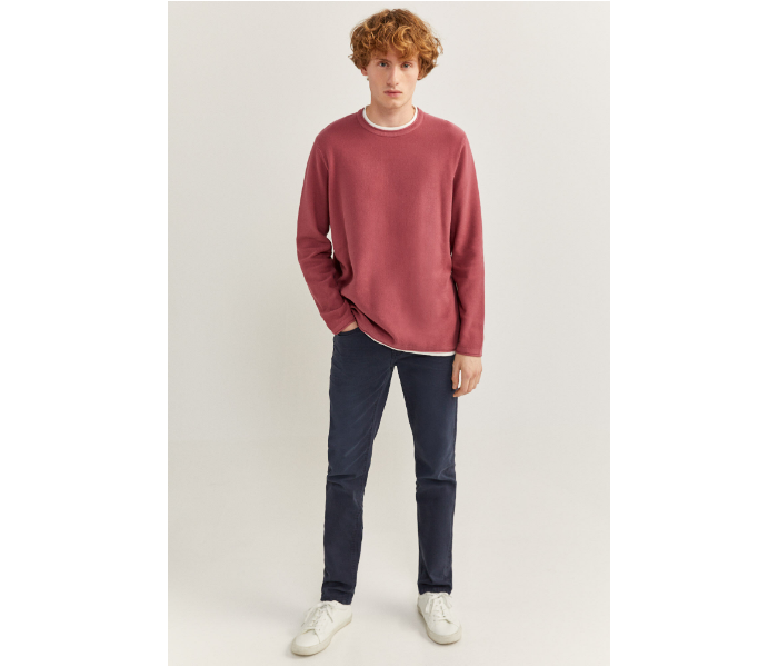 Springfield SS20 Long Sleeve Knitwear Fantasy Cotton XX-Large For Men - Pink Beige - Zoom Image 3