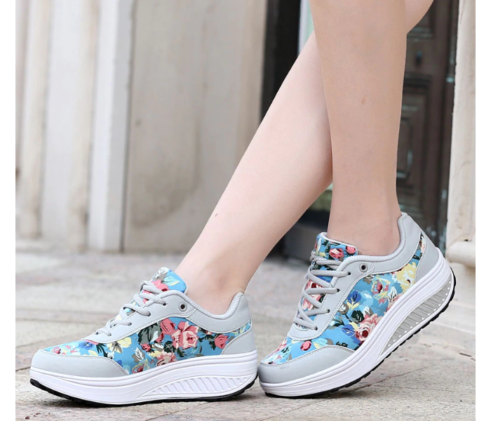 New Women Fashion Sneakers Femme Comfortable Shoes EU-40 - Sports Grey - Zoom Image 2